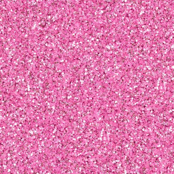 istock Pink shiny glitter, sparkle confetti texture. Christmas background, seamless pattern. 2156865669