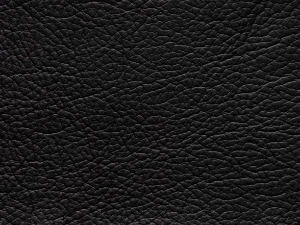 istock Luxury black leather texture. Background with copy space, top view. 2156866169