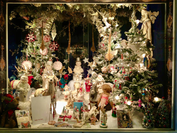 Santa Fe Store Christmas Window Display