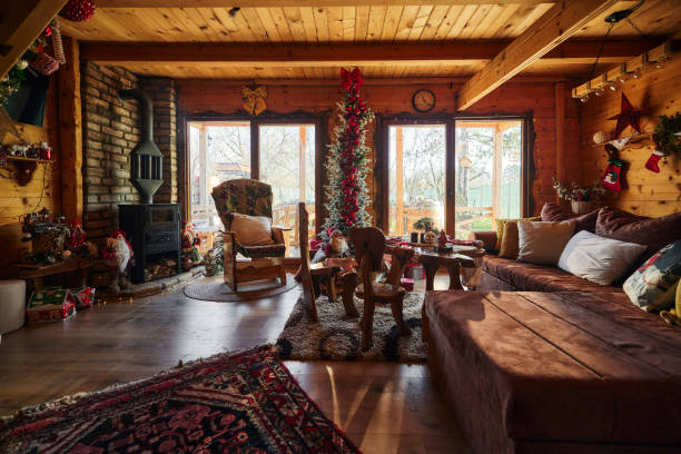 istock Cozy living room on Christmas day! 2156880991