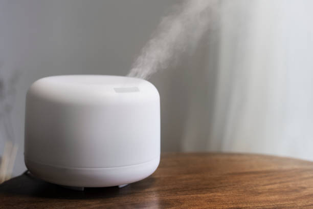 istock Aroma humidifier therapeutic home device 2156884119