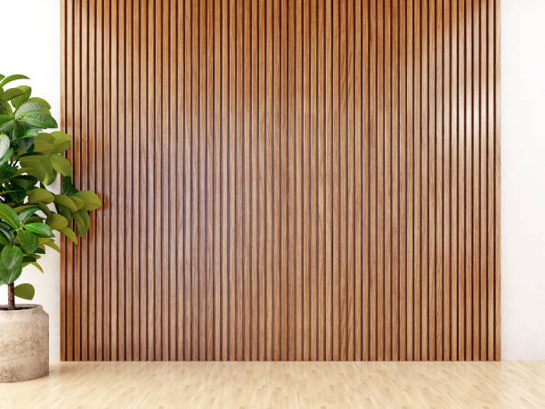 Large luxury modern bright interiors Living room mockup illustration 3D rendering image