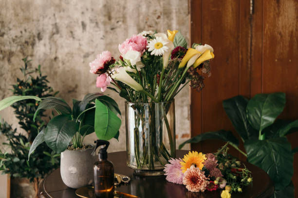 istock Beautiful bouquet of flowers in a 2156886607