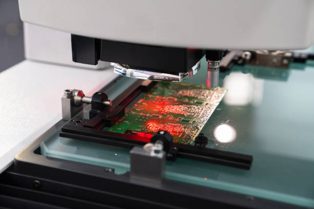 istock Optic machine for precise measurement of part size and quality evaluation 2156887263