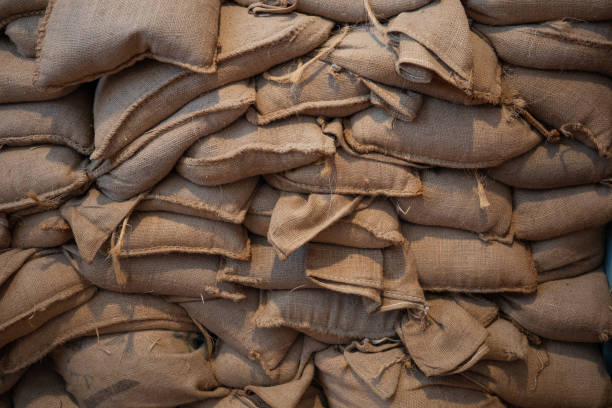 istock the sandbags for  flood control 2156890761