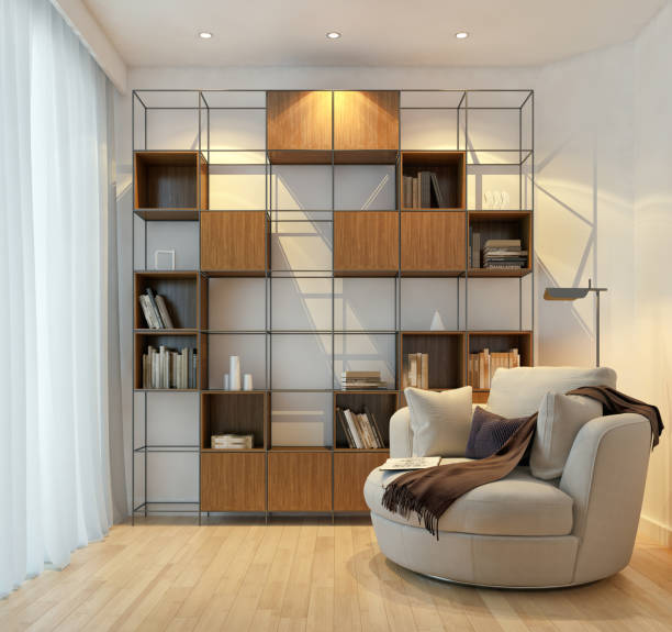 istock Large luxury modern bright interiors Living room mockup illustration 3D rendering image 2156890962