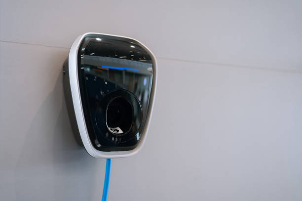 istock EV charging stations or electric vehicle recharging stations. 2156893979