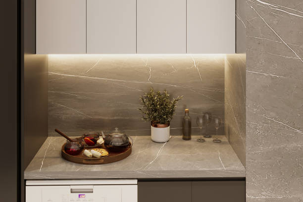 istock Kitchen furniture minimalism design indoors interior 2156895249