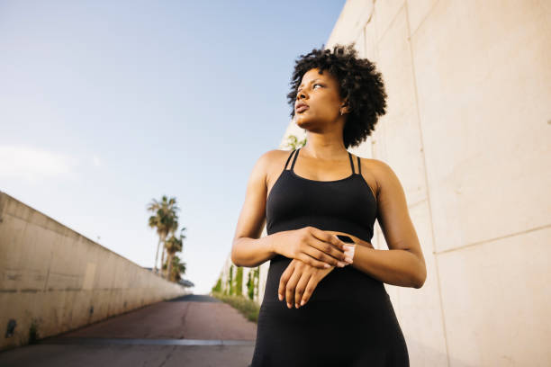 istock Young woman ready for a workout session. 2156897102