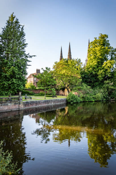 istock Lichfield Cathedral by Stowe Pool 2156900053
