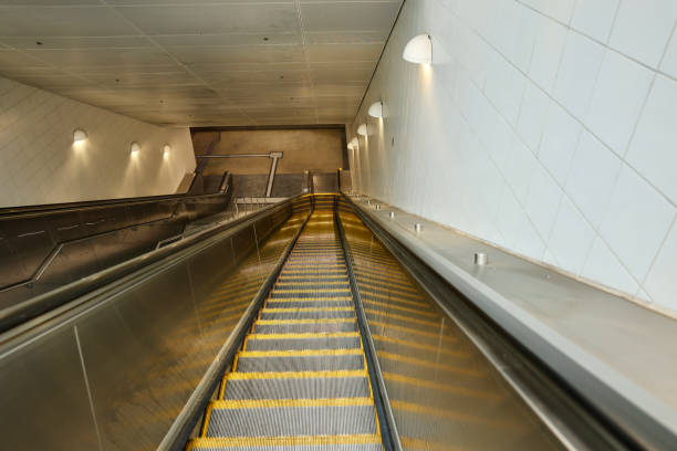 istock Escalator in a large municipal building 2156902332