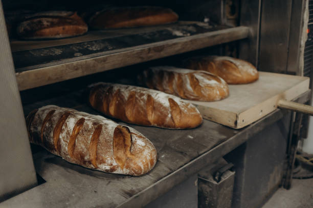 istock Bread baking industry, tasty pastry 2156903947