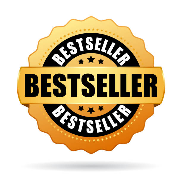 Bestseller gold seal icon Bestseller gold seal icon on white background suitable upper stock illustrations