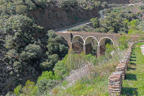 Bridge over the Jaramilla River. Corralejo, Guadalajara, Spain