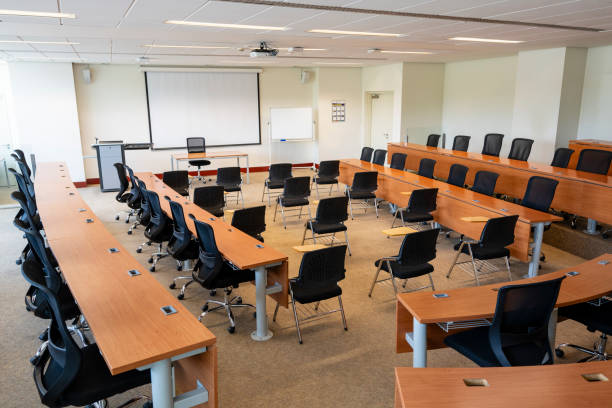 istock Seminar room in modern university 2156919458