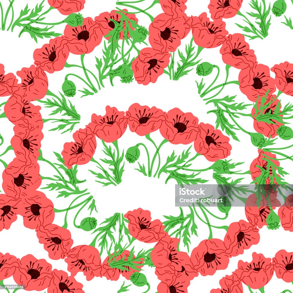 Flower Pattern The Seamless Design Seamlessly Blended Different Floral ...