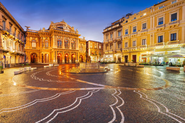 istock Catania, Sicily, Italy at Bellini Plaza 2156932264