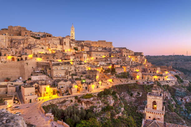 istock Matera, Italy at Twilight 2156933733