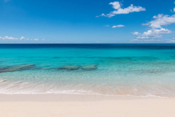 istock Maho beach, St Maarten. Tropical beach in the Caribbean. 2156934755