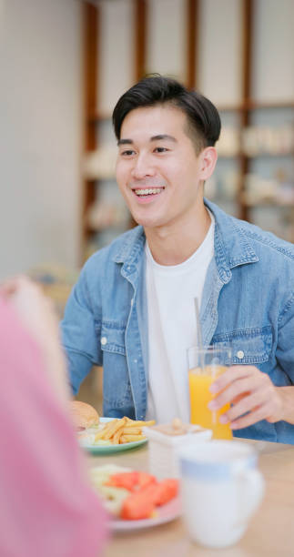 istock couple have breakfast or brunch 2156941157