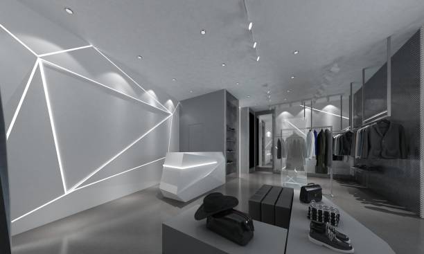 istock 3d render of fashion shop 2156949151