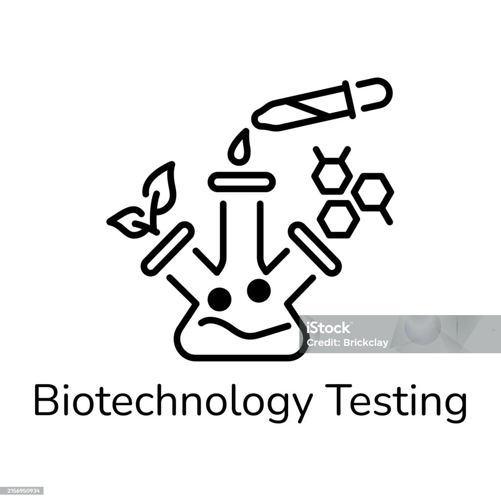 Biotechnology Testing Stock Illustration - Download Image Now - Biology ...