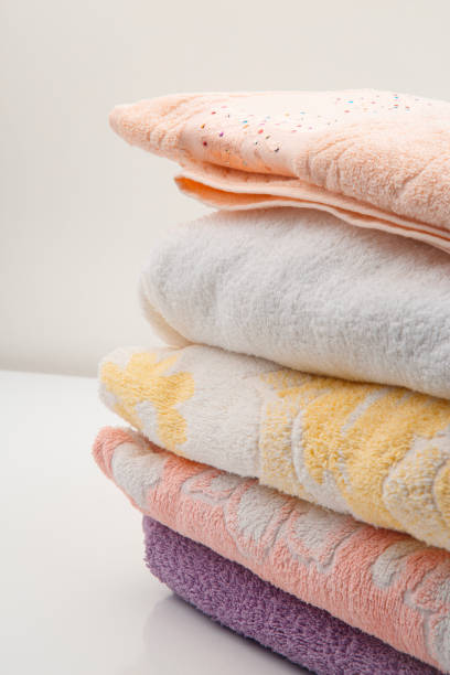 istock A pile of folded towels 2156952165