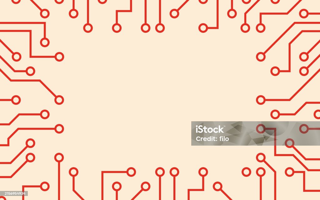 Connection Design Pattern Vector Image Circuit Connection Networking Abstract Background Pattern Border Stock ...