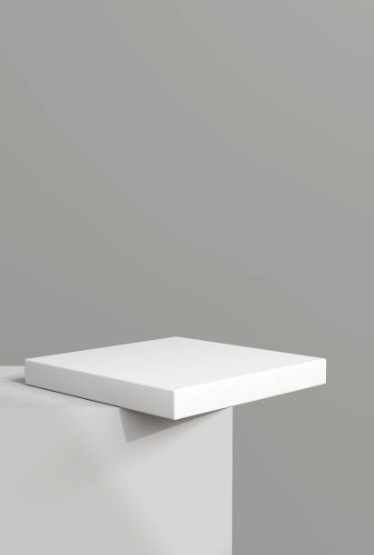 Abstract product presentation pedestal podium stage