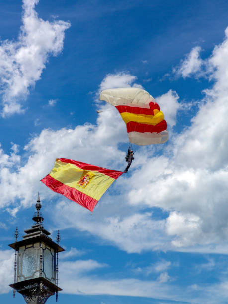 istock parachuting in Seville, Spain 2156956562