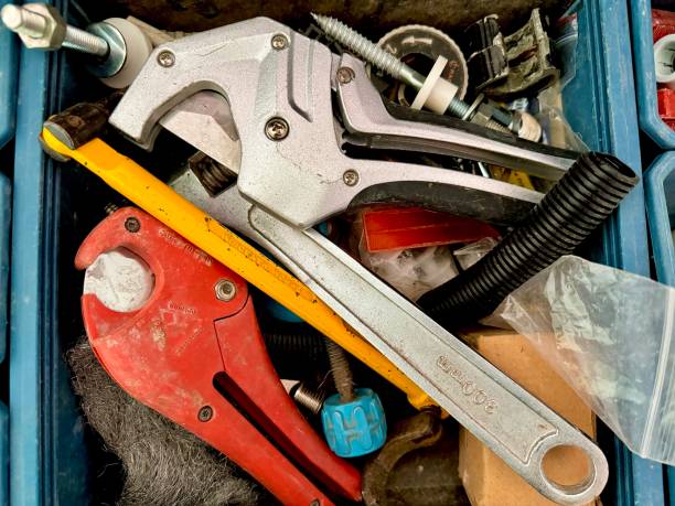 istock An assortment of hand tools in a workman’s tool box 2156962554