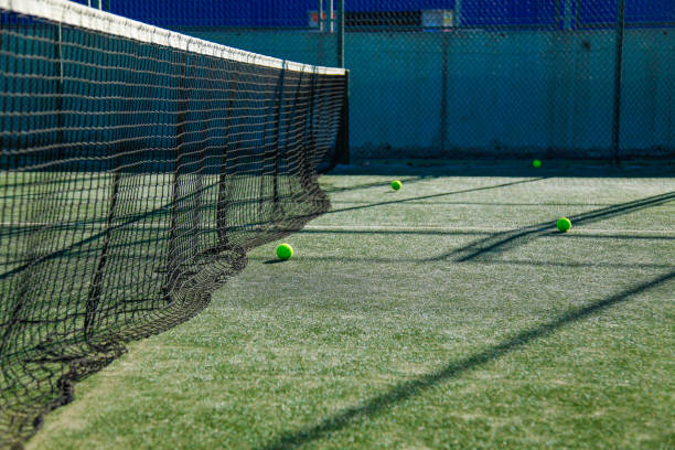 istock Three tennis balls ready for action 2156965172