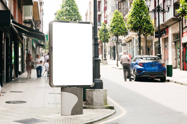 istock Blank billboard in a city 2156981622