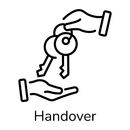 Handover Stock Illustration - Download Image Now - Giving, Hand, Icon ...