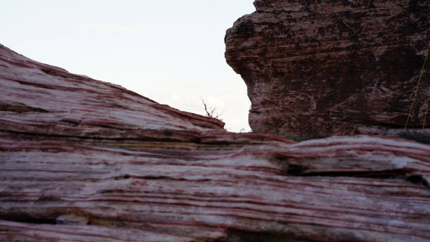 Calico Basin is Beautyful any time of the year, Red Rock sandstone in Deep Red Color
