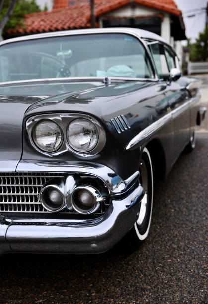 istock 1950s era hood and headlights 2156989590