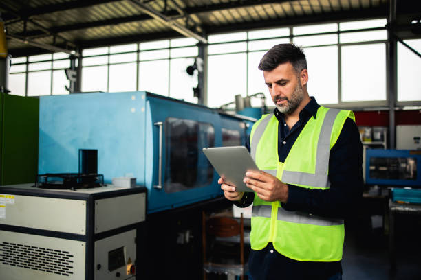 istock Manager from the factory organizing the workflow 2156992968