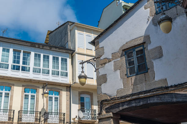 Architecture in the old town of Lugo, Galicia, northwestern Spain