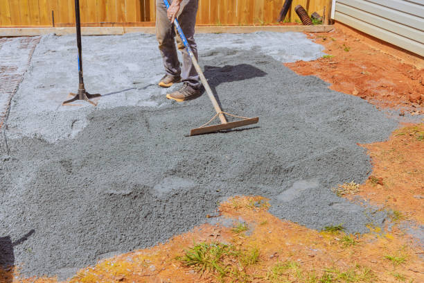 istock During construction work, ground is leveled filled with fine gravel stones for before purpose pouring concrete into foundation of a house 2157005967