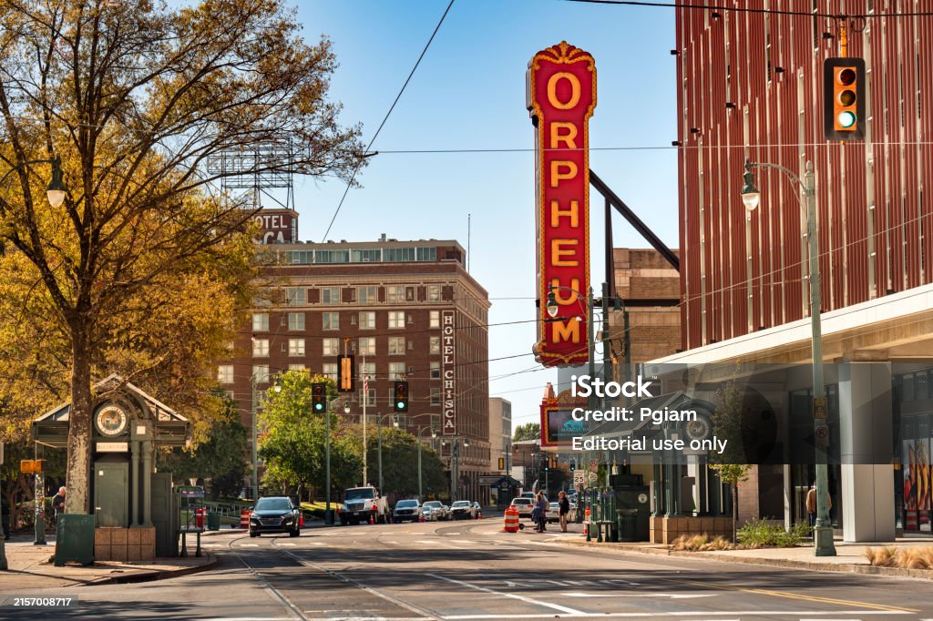 Memphis Tennessee Innenstadt historisches Orpheum Theatre Gebäude - Lizenzfrei Memphis - Tennessee Stock-Foto Memphis Tennessee Innenstadt historisches Orpheum Theatre Gebäude - Lizenzfrei Memphis - Tennessee Stock-Foto