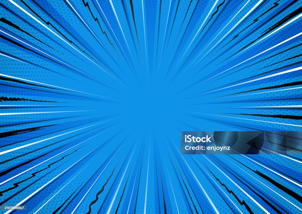 Fast Zoom Shadow Blue Comic Book Action Fast Zoom Effect Stock Illustration - Download ...