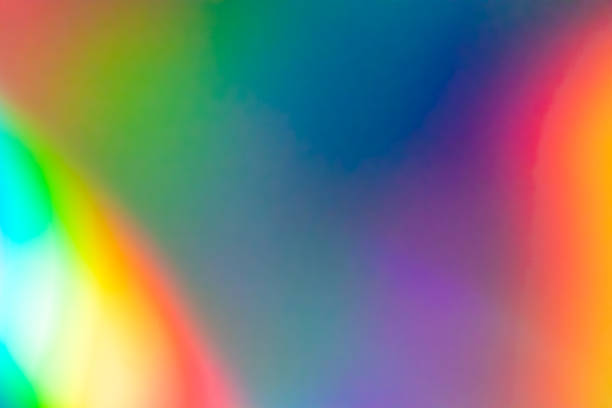 istock Abstract blur holographic rainbow foil iridescent background 2157015567