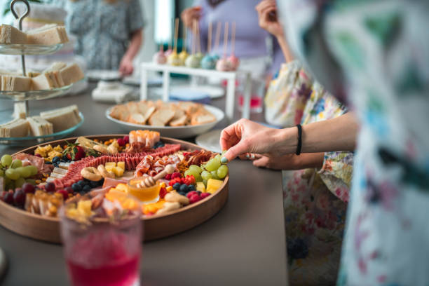 istock Elegant Catering for a Cozy Diverse Evening Gathering 2157017828