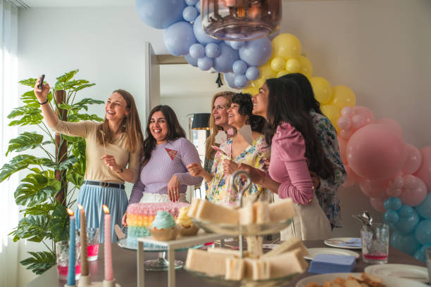 istock Selfie with Friends at Baby Shower 2157017845