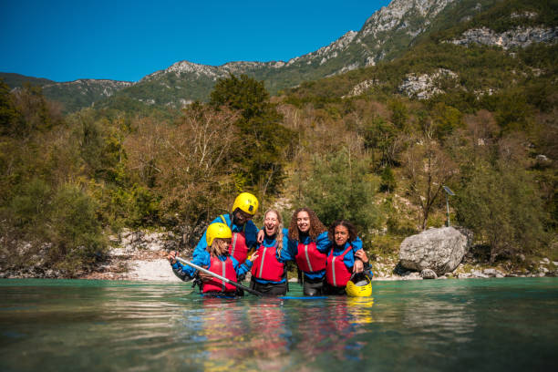 istock Diverse Family Enjoying River Rafting Adventure Together 2157018052