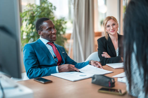 istock Energetic Black Businessman Sharing Ideas at Meeting 2157018544