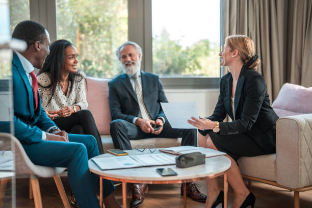 istock Diverse Executives Engaged in Small Meeting 2157018546