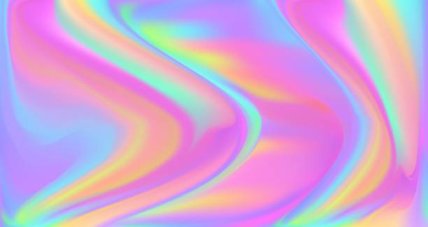 istock Vivid Unicorn Background. Trendy Purple Holographic Horizontal Background. Premium Vector. 2157024151