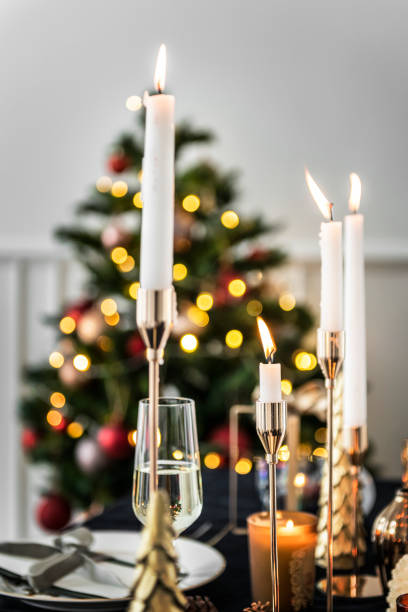 istock Candles glowing in the Christmas 2157024540