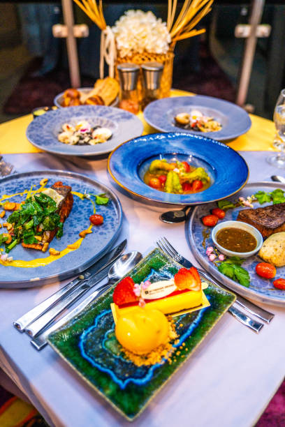 istock Dinner with thai dishes in Patong, in Phuket, Thailand 2157025239